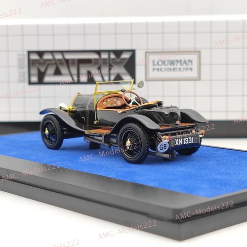 1/43 MATRIX-MODELS Bugatti Type 18 Black Bess MXLM02-0205 Resin Car Limited 1910 - Picture 4 of 9