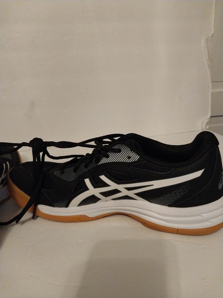Asics Upcourt‎ 5 Shoes Men\'s Six 13 Black Silver White Volleyball Sneakers UPCOURT 5 | Women | Black/Pure Silver | Volleyball Shoes  main image 4