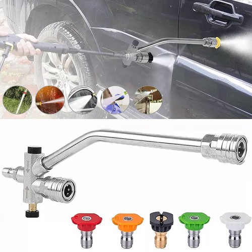Foam Cannon Dual Connector Accessory,Pressure Washer Double Tip Attachment