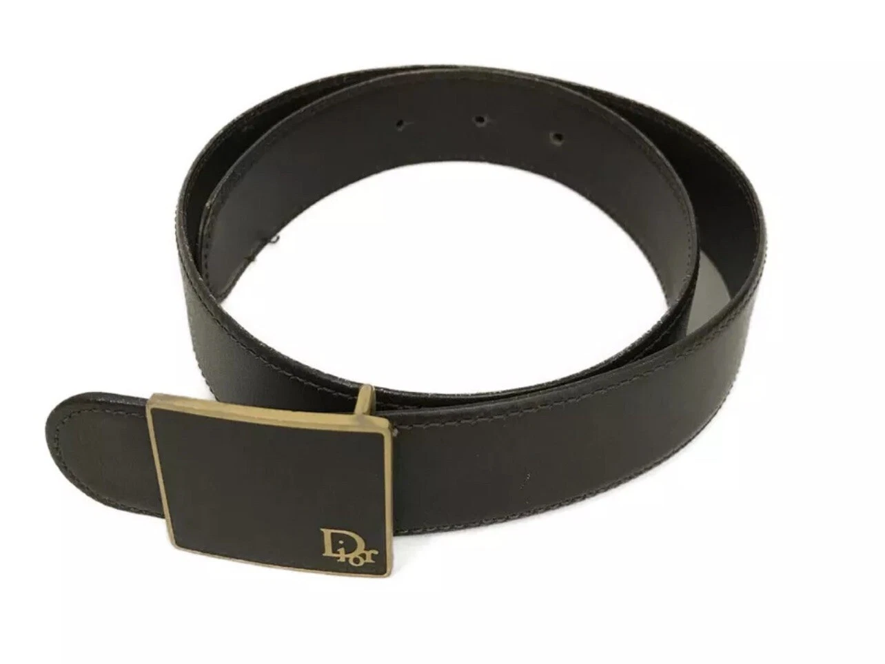 Ceinture femme cuir avec logo Christian Dior 65 cm