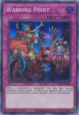 Warning Point (MP21-EN216) - Super Rare - 1st Edition