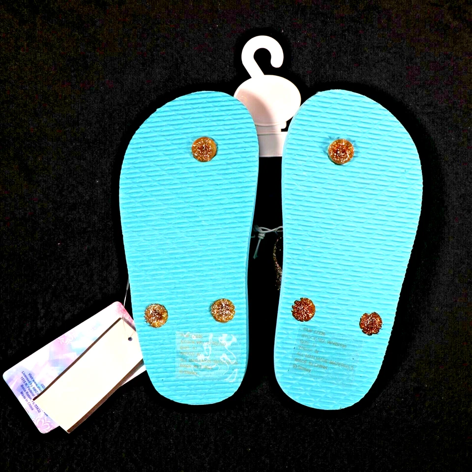 Sandalias chanclas Frozen de Disney para niñas talla 11 Anna Elsa Foto 2 de 4