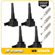 4 Ignition Coils and 4 Spark Plugs fits Cadillac CT4 Chevy Blazer 2.0L 2020-2021