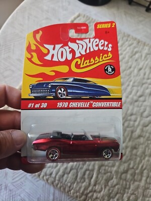 Hot Wheels - Classics Series 2, Pink 1970 Chevelle Convertible 1/30, 2005
