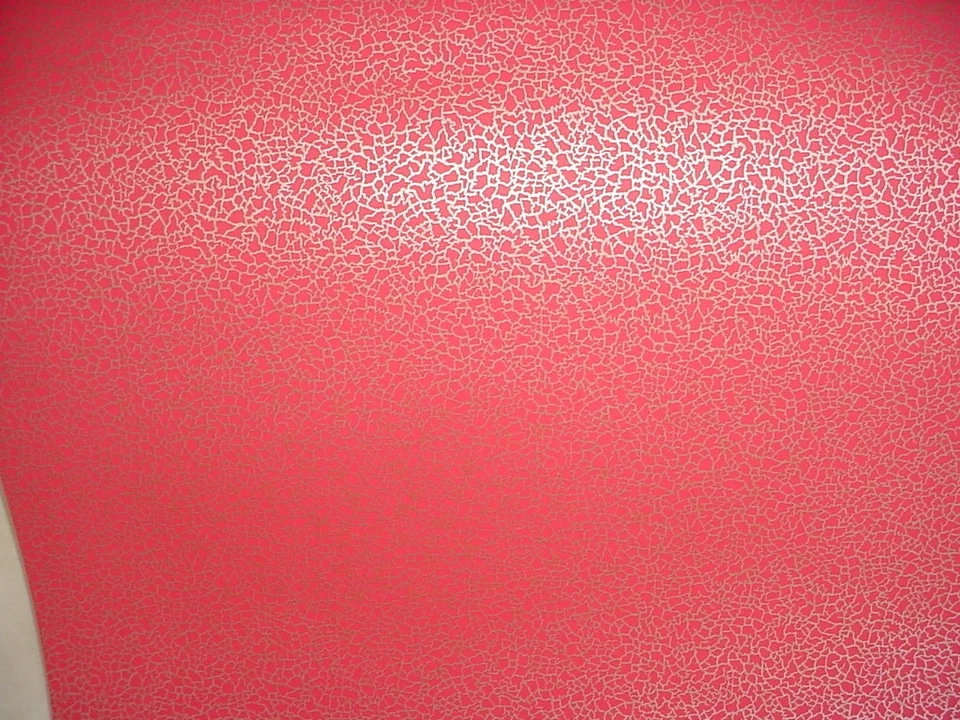 Kravet GP & J Baker PW78017 Ming Cherry Silver Crackle Wallcovering Wallpaper - image 4 of 4