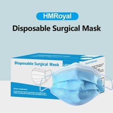 50 PCS Face Mask Medical Surgical Dental Disposable 3-Ply Earloop