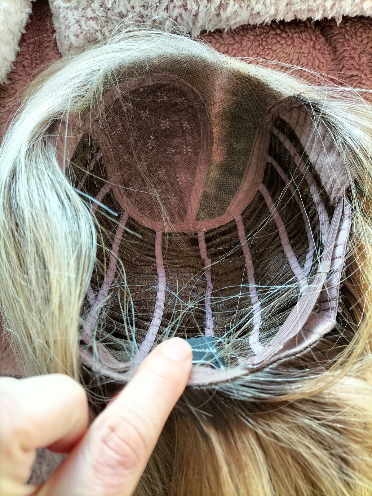 Haute Wig Jon Renau Shaded Praline LaceFront Mono Part Natural Low