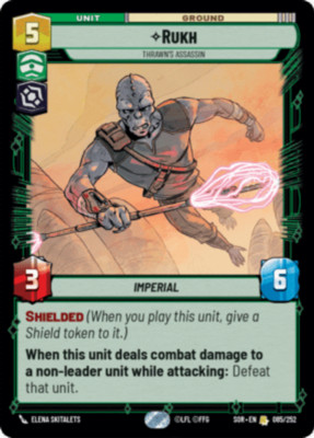 x1 Rukh - Thrawn's Assassin R Star Wars Spark of Rebellion M/NM