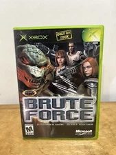 Brute Force (Microsoft Xbox, 2003) in Original Case NO MANUAL Black Label