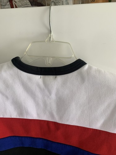Polo Ralph Lauren Sweater Blue Red Black Striped Pullover Pony Logo Boys Sz 6 - Picture 14 of 14