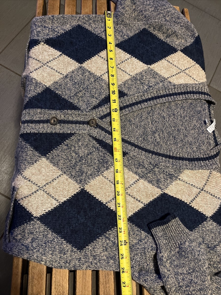 【専用】 BARNEYS NEWYORK Made in Italy Knit Barneys New York Italy Men's 100% Cotton Knit cardigan