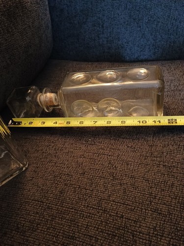 Vintage I. W. Harper Glass Whiskey Decanter Bottle With Stopper Empty READ - Picture 9 of 15