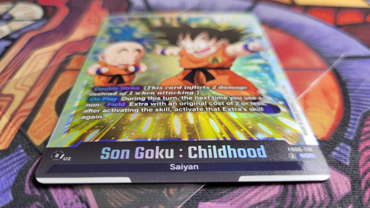 Son Goku : Childhood FB06-119 Secret Rare Dragon Ball Card