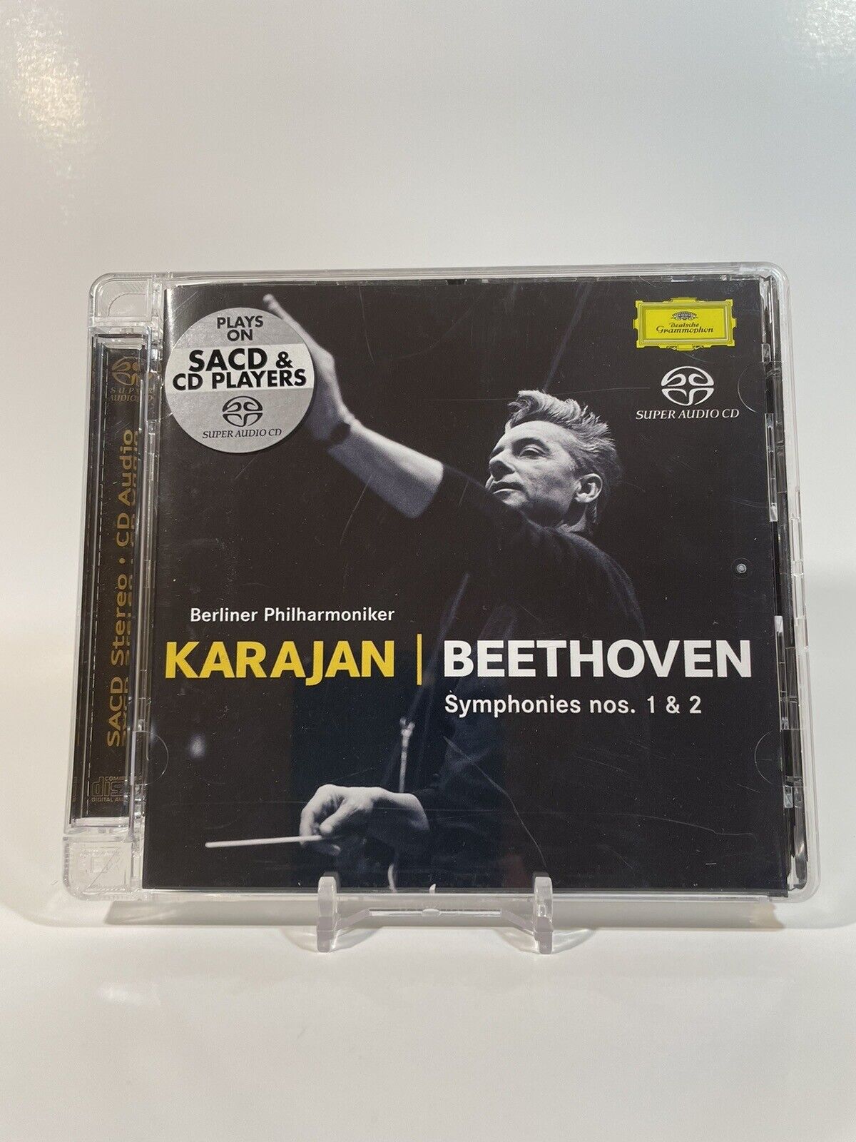 SACD: Beethoven Symphonies 1 & 2 Karajan Berlin - Super Audio CD Hybrid Stereo