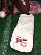 CHICAGO BEARS BURP CLOTH Towel BOY GIRL CLOTHS Distressed NFL style 54 NFL-1