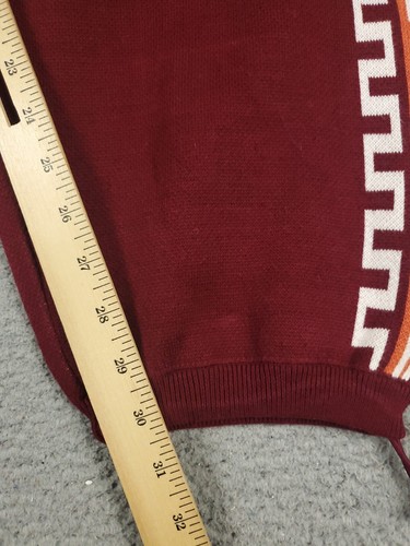 For Every Living Thing Pants Mens XL Red Felt Havana Cotton Sweatpants Jogger - Picture 4 of 8