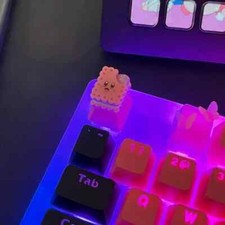 Kawaii Pink Artisan Keycap for OEM switches