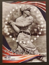 2019 Topps #PAS-21 Mel Ott GIANTS PERENNIAL ALL-STARS Insert baseball card NM/MT