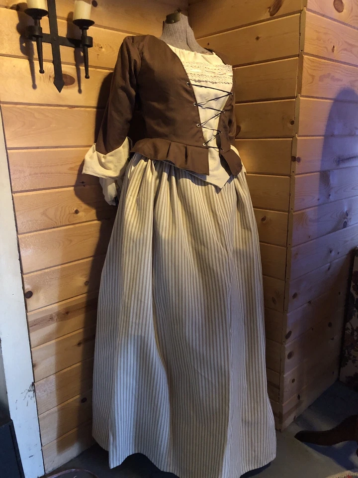 18th Century Colonial Rev War Outlander 1700s Poldark Complete Outfit - Image 4 of 4