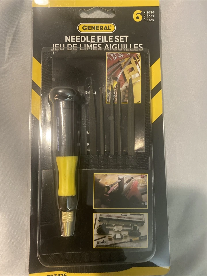 General Tools 707476 Needle File Set,Swiss,6 Pieces - Image 2 of 3