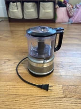 KitchenAid KFC3516CU 3.5 Cup Mini Food Processor - Contour Silver - Working!