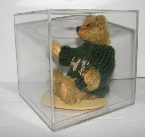 Orsacchiotto giocattolo 5" vintage EARLENE VAUGHN artigianale snodato in mohair ROBERT realizzato dall'artista - Foto 11 di 13