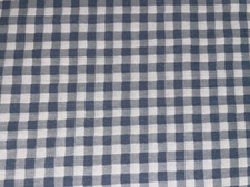1 Yd Daisy Kingdom Blue White Gingham Check Cotton BTY Fabric 4 Checks an Inch