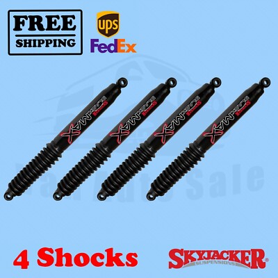 Skyjacker Black Max Shocks 3-4'' Front & Rear Lift for Jeep Jeepster 4WD 69-73