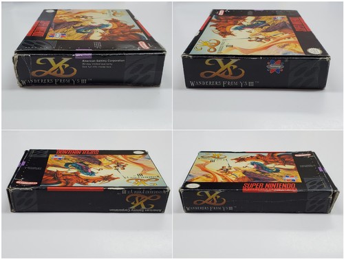 Ys Wanderers From Y's III 3 Super Nintendo SNES CIB Authentic Tested *damage - Picture 13 of 22