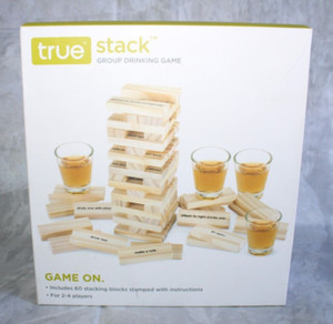 True Stack Adult Group Drinking Party Game - 2-4 Players