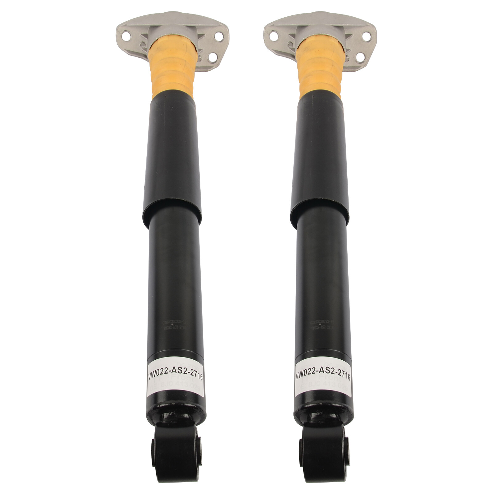 Pair Rear Shock Absorbers Ride For Audi TT TTS TTRS FWD 0715