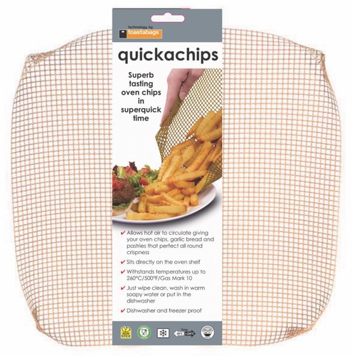 Quickachips - 2 Pack - Mesh Oven Tray - Brown - Size: Standard - 第 1/2 張圖片