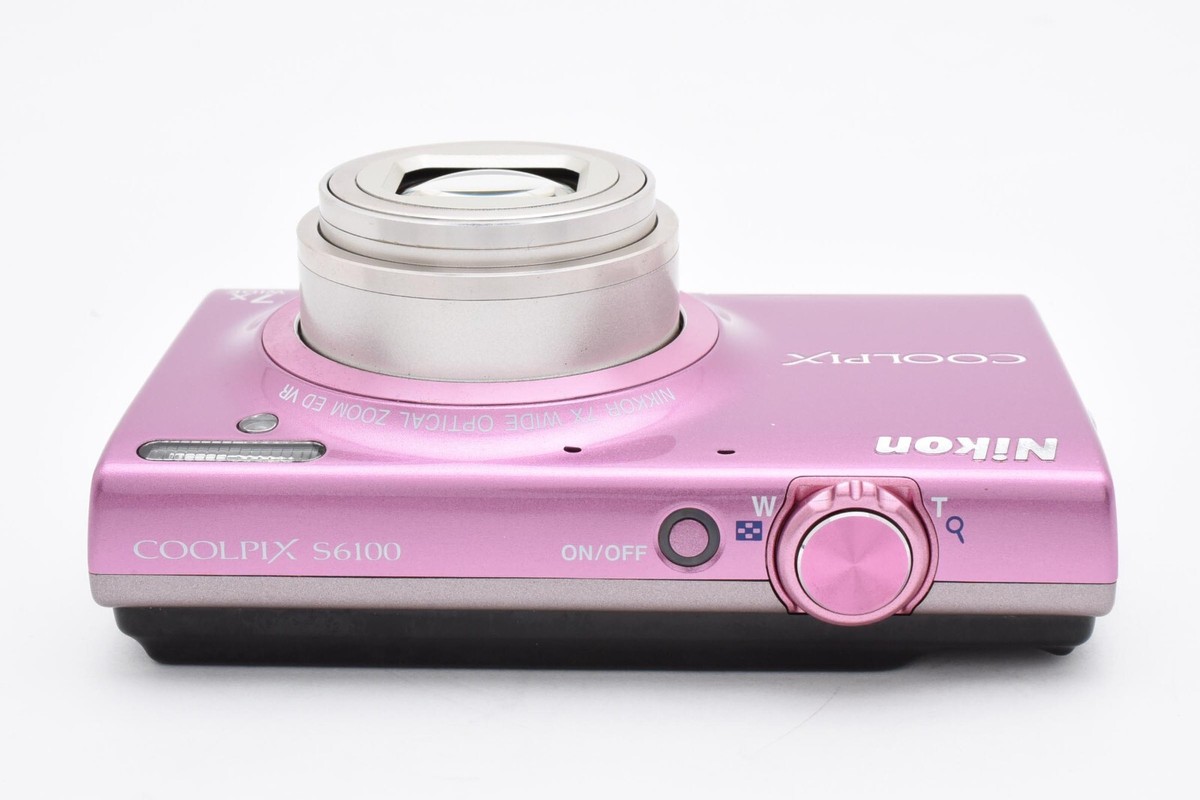 Nikon COOLPIX S6100 20.0MP Compact Digital Camera PINK English