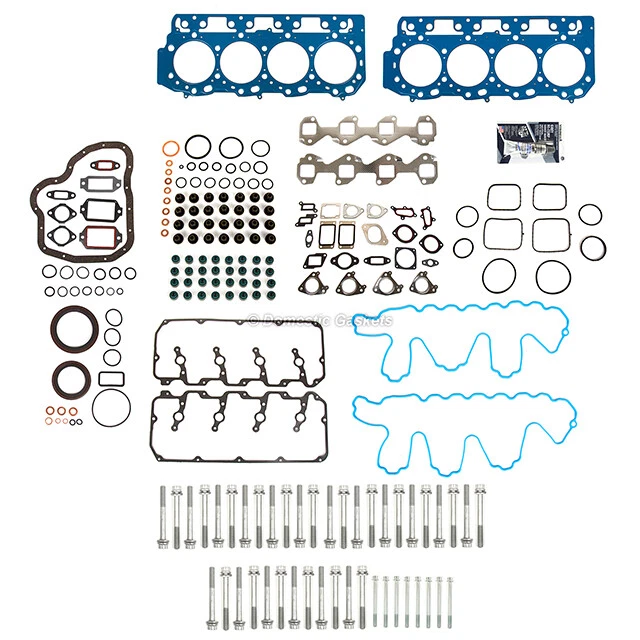Conjunto completo de juntas 0,047" parafusos de cabeça grossa ajuste 04-10 GM 6,6L Chevrolet DURAMAX - Imagem 4 de 4
