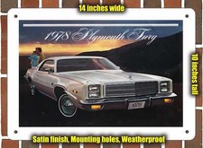 Metal Sign - 1978 Plymouth Fury