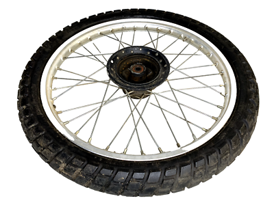 #ad 1983 83 Honda XR200 XR 200 Front Wheel Rim Tire Hub Rotor Spokes Spacers 21quot; $129.95