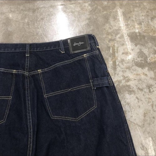 VINTAGE Sean John Shorts Mens 38 Blue Baggy Skater Y2K Hip Hop Denim Jean - Picture 7 of 7