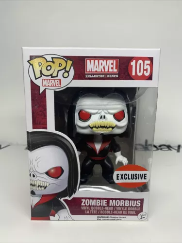 Nuevo Zombie Morbius Marvel Collectors Corps Funko Pop 105 Caja Daños Envío Gratis