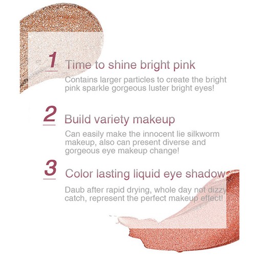 Diamant Glitzer Schimmer Matt Lidschatten Perlglanz Liquid Lidschatten Kosmetik - Bild 10 von 30