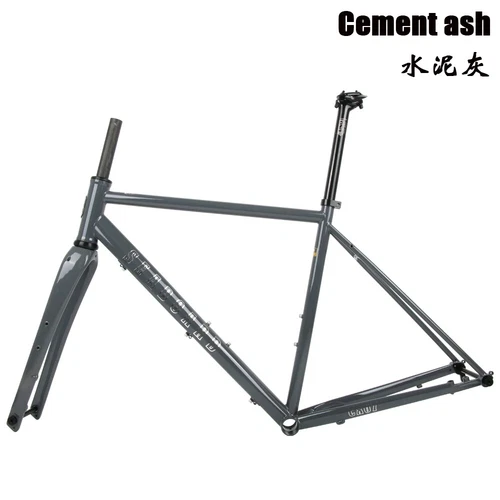 700C Carbon Road Bicycle Frameset Steel Gravel Off-Road Bike Frame Disc Brake - Picture 10 of 36