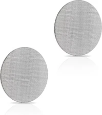2-Pack 53.5mm Stainless Steel Espresso Puck Screens Reusable Coffee Filter Mesh