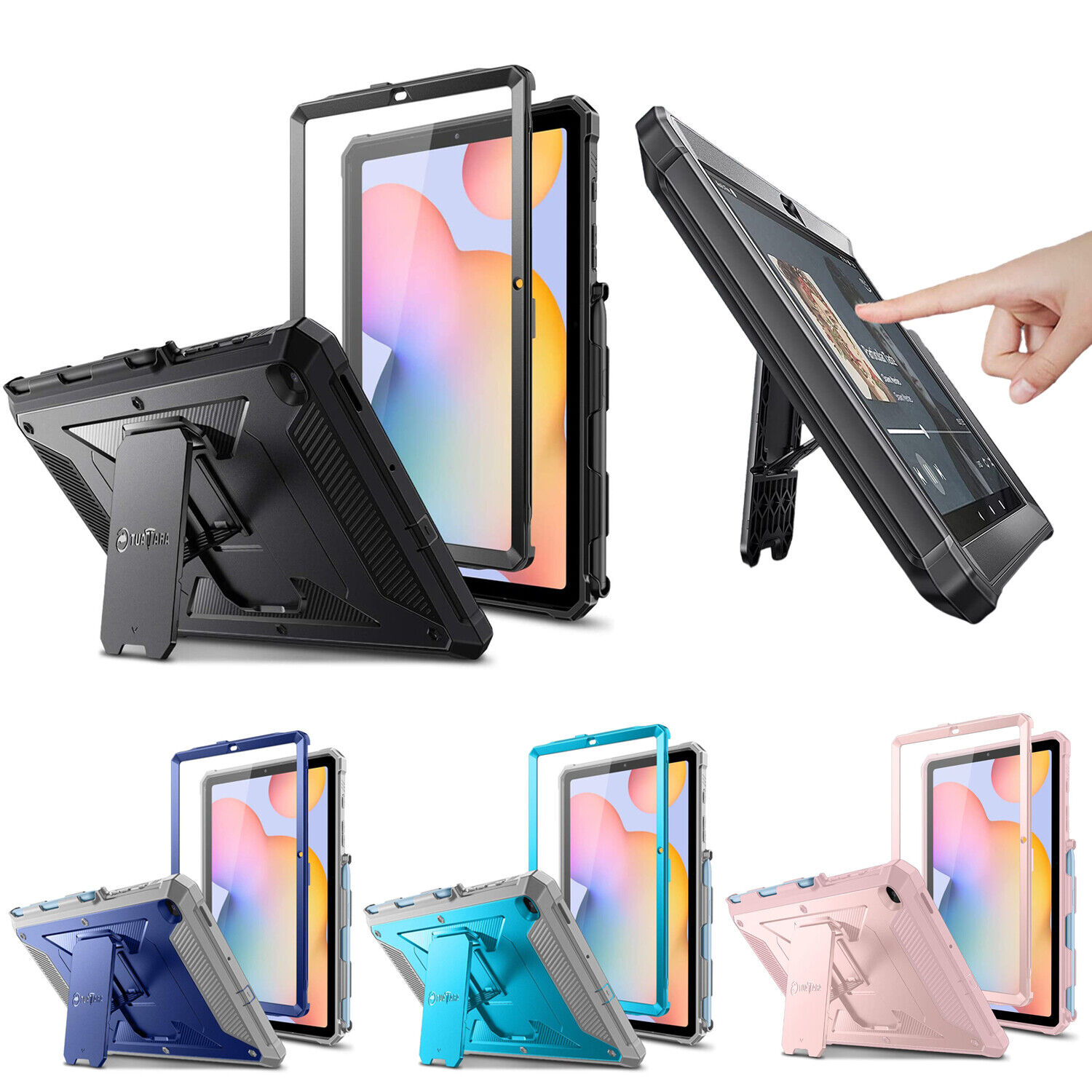 Shockproof Case for Samsung Galaxy Tab S6 Lite 10.4" (2022/2020) Kickstand Cover