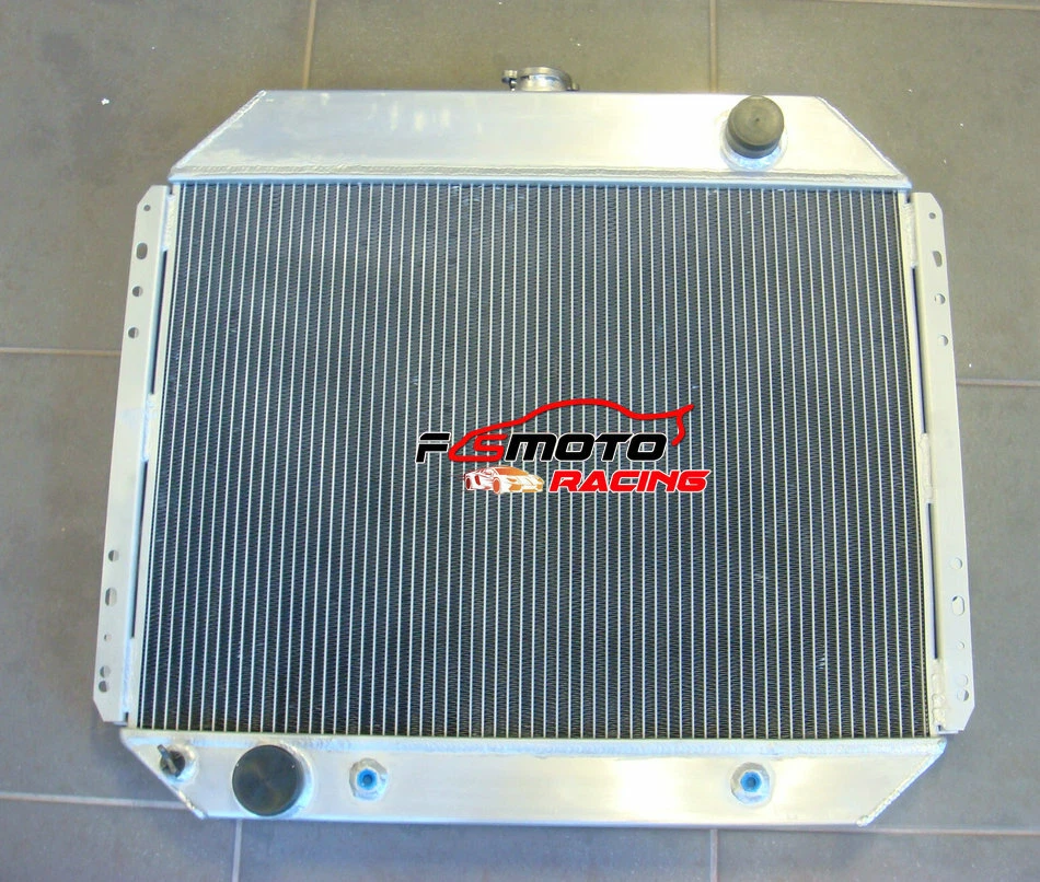 Radiador de aluminio para camioneta Ford serie F F100 F150 F250 F350 Bronco 1966-1979 Foto 2 de 4