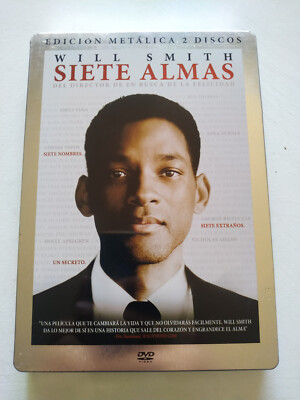 Siete Seelen Will Smith - 2 X DVD Steelbook Spanisch Englisch Region 2 Am