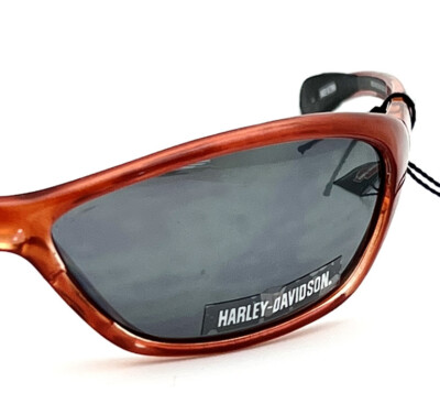 New Harley Davidson Sunglasses HDS 450 OR-3 Orange 62-15-115 With