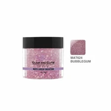 Glam And Glits Matte Acrylic Powder MAT624 - Bubblegum 1 oz
