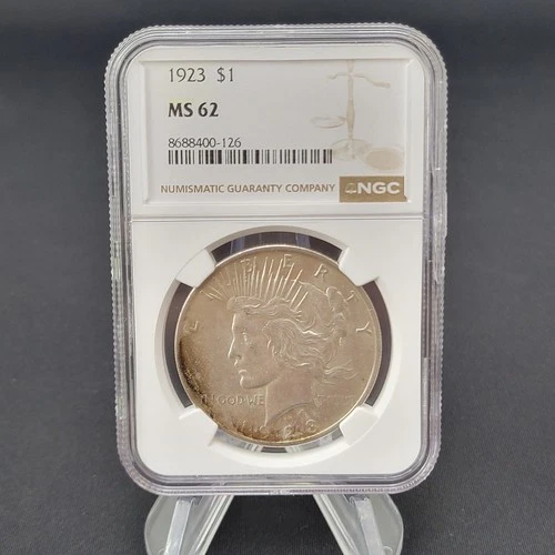 1922 NGC MS62 Peace Silver Dollar $1