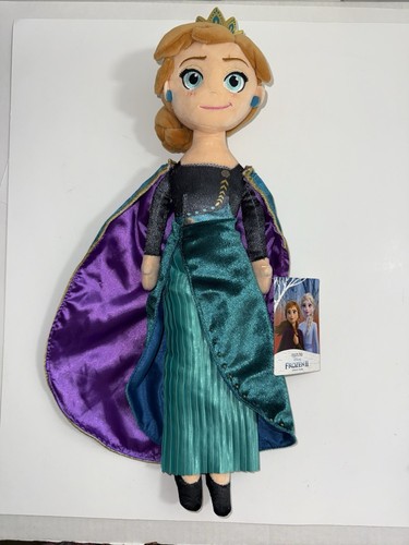 Disney Store Frozen 2 Queen Anna Doll Medium 18” Plush Toy NEW WITH TAGS - Picture 3 of 9