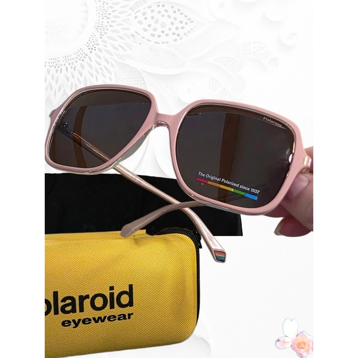 Polaroid PLD 6219/S 3SJ Nude Pink Polarized Sunglasses – New With Case & Cloth PLD 6219/S main image 3