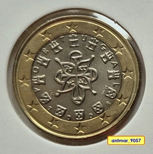 Portugal - 1 Euro 2008 - ARMOIRIES - *** RAR *** - SHIELD OF ARMS - * UNC * - Photo 1/1